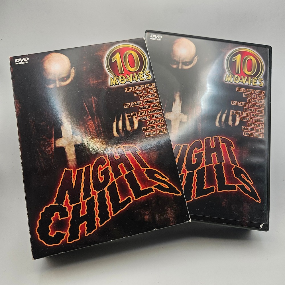 Night Chills 10 Movie Collection DVD Brentwood‎ Cult Horror Anthology